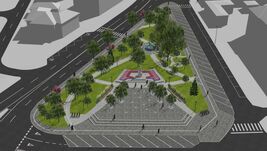 Szökőkúttal és több zöldövezettel újítják fel az Eminescu parkot Marosvásárhelyen