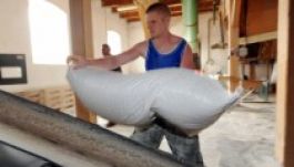 Őrlik a búzát a Magyarok Kenyeréhez