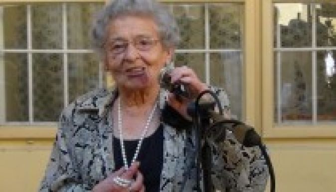 Emberi méltóságáért tüntették ki a 100 éves Tamás Ilonkát