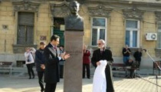 Szobrot kapott Aradon Szalacz Gyula volt polgármester