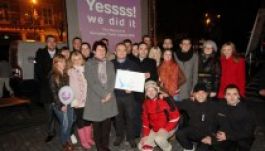 Európai győzelmét ünnepli a kincses város