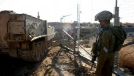 Hatalmas robbanás a gázai kerítésnél