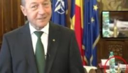 „Puskagolyós” üzenetet küldött Traian Băsescu