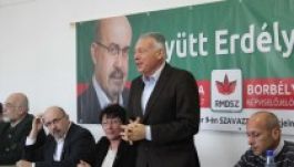 Összehangoltan rongálják az RMDSZ választási bannereit