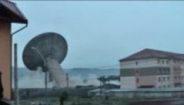 A szászmedgyesiekre dőlt egy felrobbantott víztorony