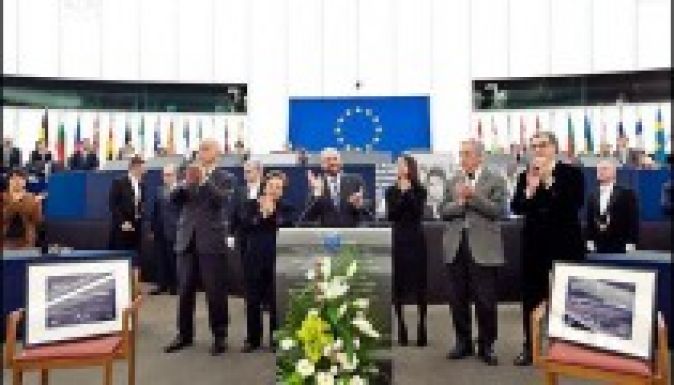 Üres székek vették át az EP-ben az idei Szaharov-díjakat