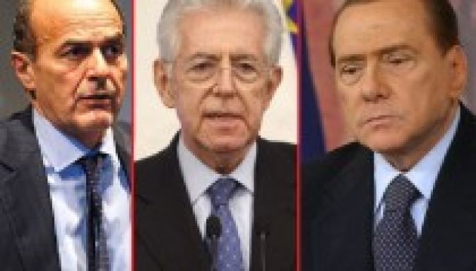 Monti, Bersani és Berlusconi között zajlik a választási verseny