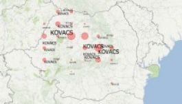 Családnevünk gyakoriságát tárja fel egy interaktív program