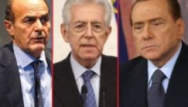 Monti, Bersani és Berlusconi között zajlik a választási verseny