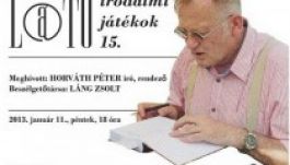 Horváth Péter a Látó Irodalmi Játékokon