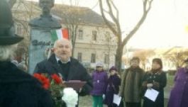 Petőfire emlékeztek az új év első napján Szatmárnémetiben