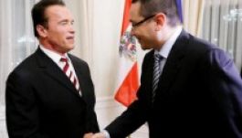 Schwarzeneggerrel parolázott Victor Ponta miniszterelnök