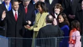 Martin Luther King és Lincoln bibliájára esküszik fel Obama
