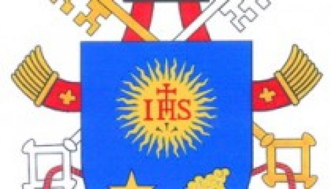 Bemutatták Ferenc pápa címerét és mottóját