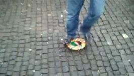 Azonosították a magyar trikolór meggyalázóit