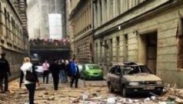 Erős robbanás rázta meg Prága belvárosát