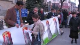 Villámcsődület Marosvásárhelyen a fák megmentéséért