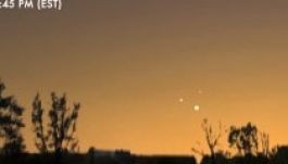 Háromszögű bolygóállás napnyugtakor