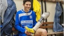 Bajnokin is játszhat a műlábú futballista (VIDEÓ)