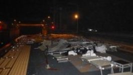 Egy nap alatt két hídnak ment neki egy hajó a Dunán