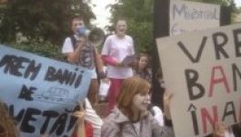 Eredményes volt a diáksztrájk: fizet a minisztérium