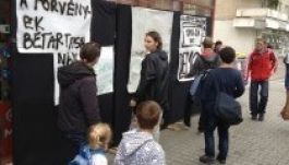 Újra utcára vonultak a sepsiszentgyörgyi diákok