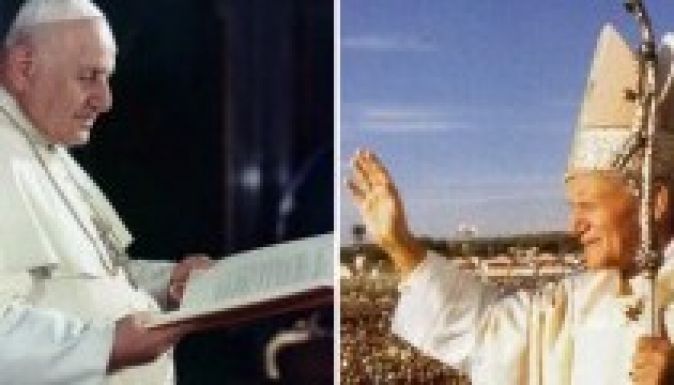 Ferenc pápa aláírta II. János Pál és XXIII. János szentté avatását