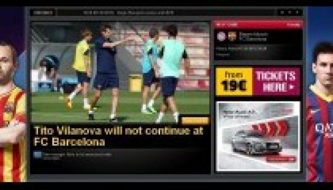 Távozik a Barcelonától Tito Vilanova