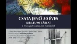 Jubileumi tárlat nyílik Csata Jenő 50. születésnapjára