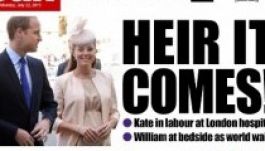 Royal Baby: már vajúdik Katalin hercegnő