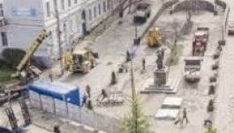 Átadták a felújított Márton Áron teret Székelyudvarhelyen