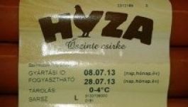 Őszinte csirkéből készült virslit importált Magyarország