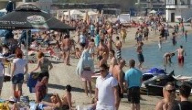 Hatalmas a zsúfoltság ezen a hétvégén a román tengerparton