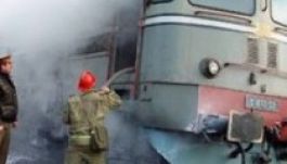Kigyulladt egy személyszállító vonat mozdonya Temesvár mellett