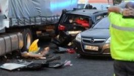 Romániaiak is megsérültek a tömegbalesetben