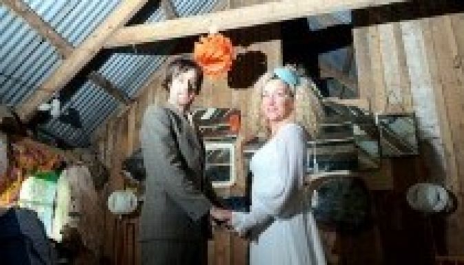 Skótos lakodalmat tartott egy skót pár Nagy-Britanniában