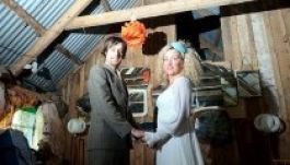 Skótos lakodalmat tartott egy skót pár Nagy-Britanniában