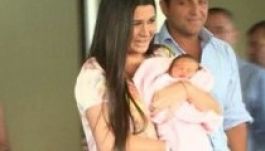 Elhagyta a kórházat az államfő lánya és kisunokája, Sofia Anais