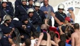 Nagyon sok rendőrt mozgósítottak a román-magyar meccsre