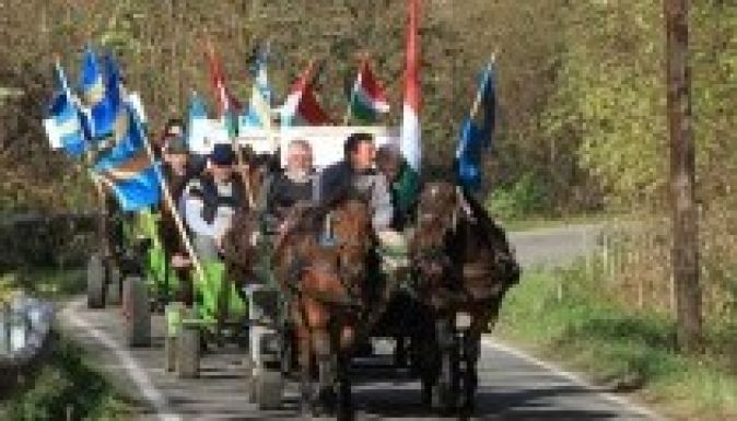 Elindult a szekérkaraván a székelyek menetelésére