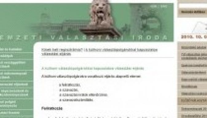 Egy hét múlva már interneten is regisztrálhatunk a magyar választásokra