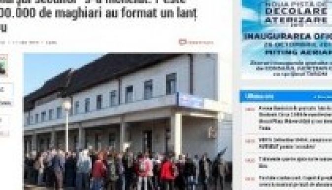 A román média is beszámolt a Székelyek nagy meneteléséről