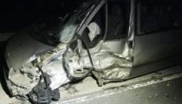 Romániai kisbusz ütközött Abonynál egy motorossal a „halálos” 4-esen