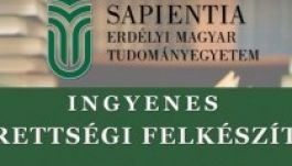 Ingyenes érettségi felkészítőt hirdet a csíkszeredai Sapientia