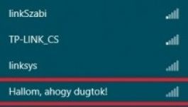 Vicces wifi-hálózati nevek: „Hallom, ahogy dugtok!”