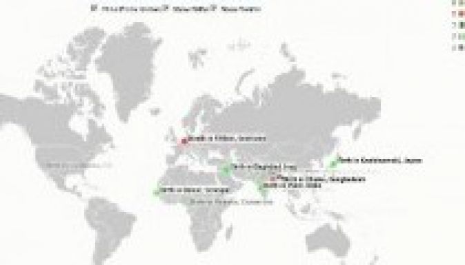 Élő térkép készült születésről és elhalálozásról