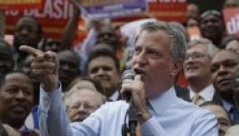 Bill de Blasio lett New York új polgármestere