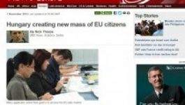 A BBC a határon túli magyarok honosításáról, az Economist Horthyról ír