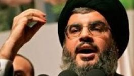 A Hezbollah vezetője nyilvánosan mondott beszédet