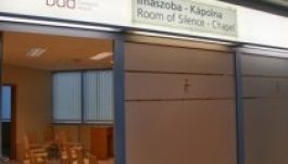 Imaszoba nyílt újra Budapest repülőterén